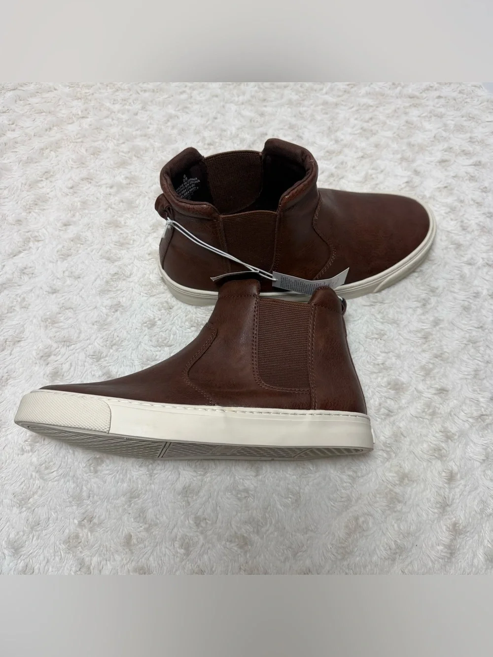 Old Navy Brown Chukka Boot Sneakers with Cream Sole